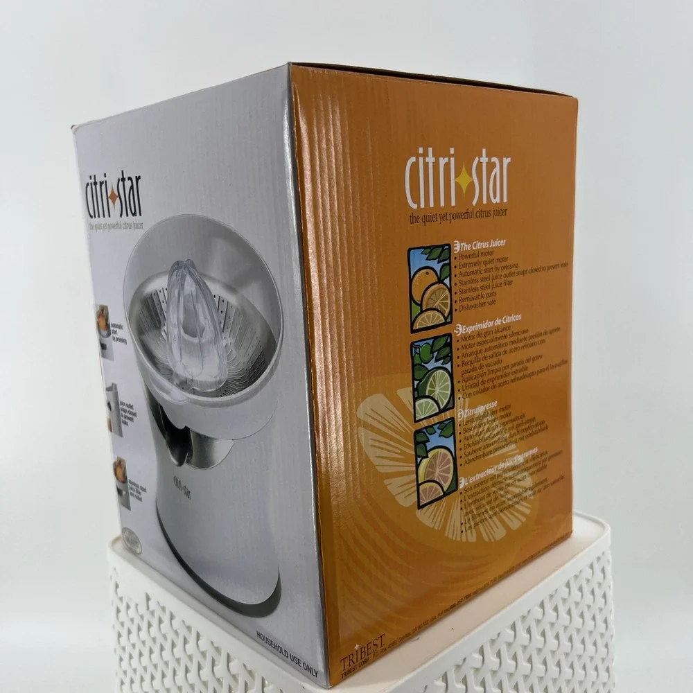 Tribest CitriStar CS-1000 Citrus Juicer Electric Juicer for Citrus NIB NEW